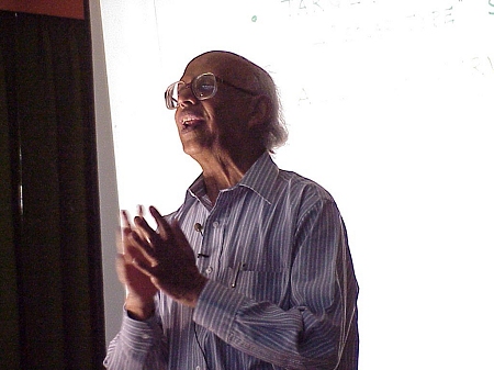 Prof. Govind Swarup, the father of Indian radio astronomy (N6TX photo)